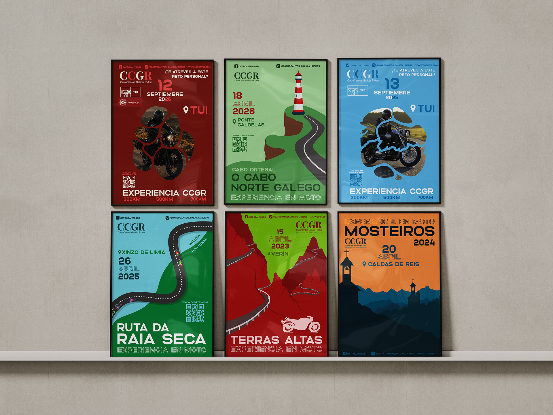 Material gráfico de los eventos de CCGR